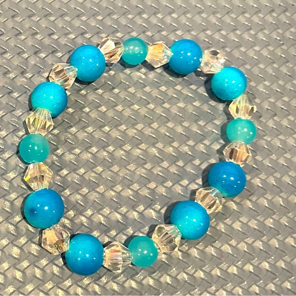 🩵 ☁️ Handmade Stretch Bracelets & Convertible Necklace/Bracelet ☁️ 🩵 - Picture 4 of 5